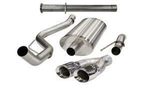 Ford F-150 Raptor Performance Exhaust - CORSA Performance - Polished Xtreme Cat-Back + Resonator Delete - `11-`14